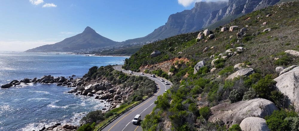 Cape Town's Coastal Road, Western Cape, South Africa